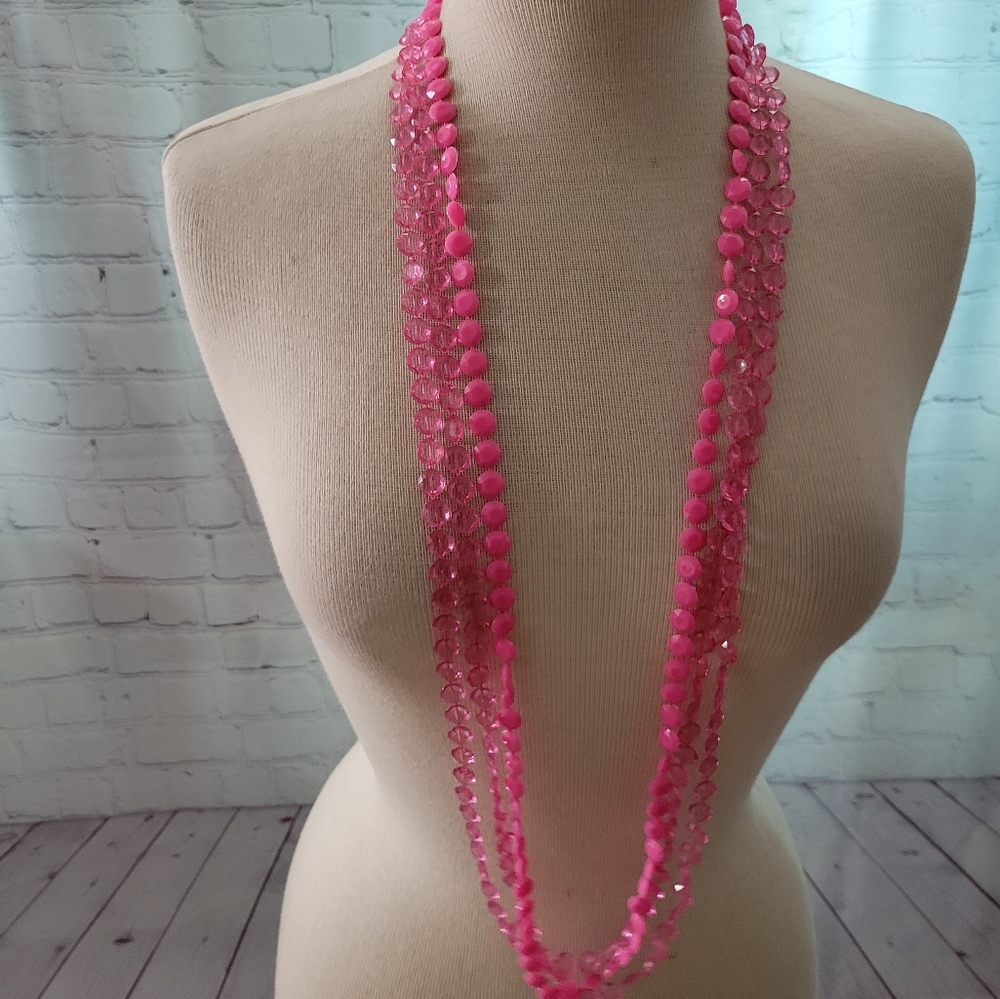 Vintage Beaded Necklace Set Of 2 Gender Reveal - Picture 3 of 5